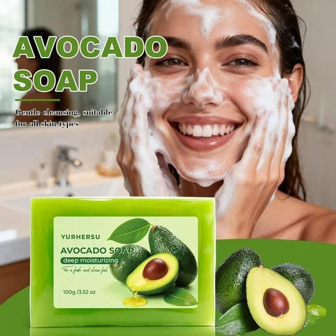 Avocado Soap Bar with Avocado Extract (Pack of 1)