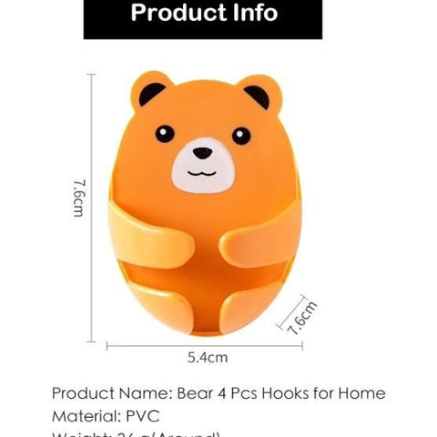 Hanging Adhesive Kitchen Hooks (Pack Of 8)