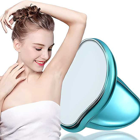 FLETIX Crystal Hair Eraser Stone, Painless Magic Crystal Hair Remover for Women Men, Hair Removal Eraser Exfoliator Tool for Arms Legs Back Bikini Body Any Part (Multicolor)